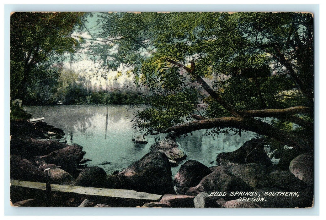 Budd Springs Southern Oregon OR Near Klamath Falls Postcard