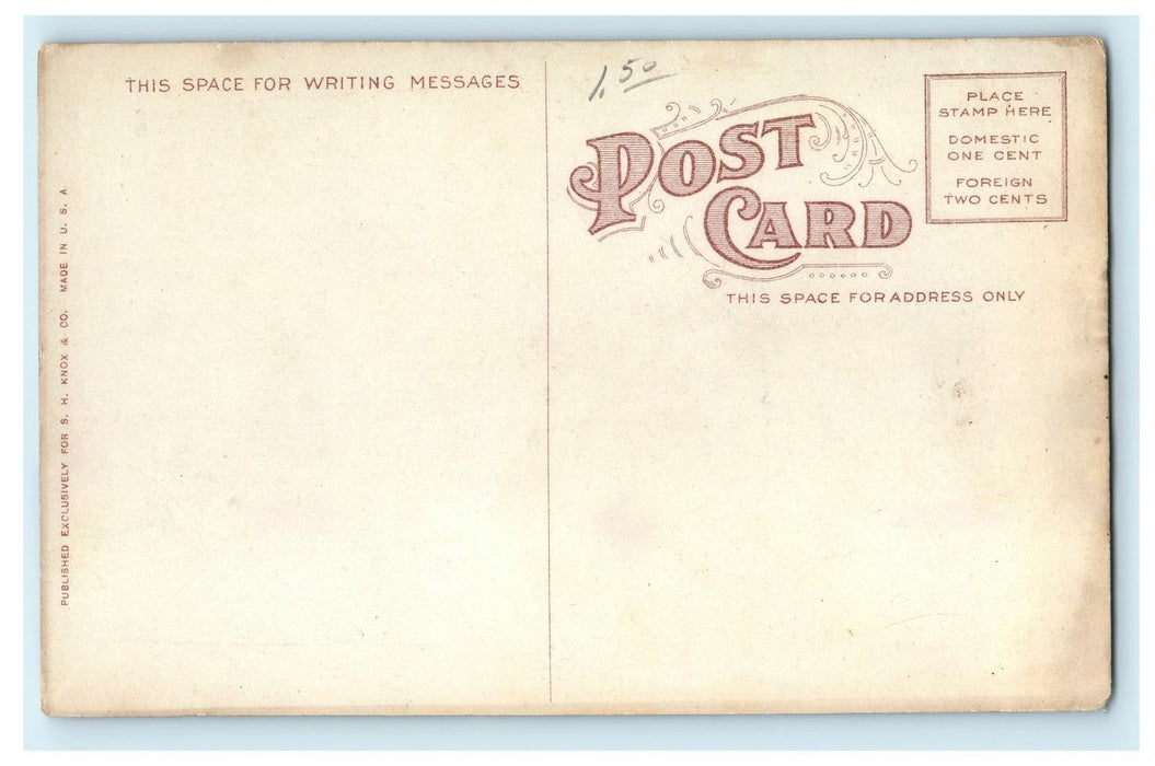 1912 People and Carriage Scene Hotel Anthony, Fort Wayne, Indiana IN Postcard