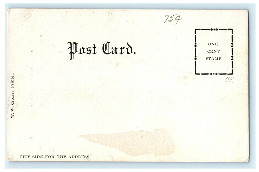 Railroad Cut Madison Indiana IN Undivided Back Vintage Postcard