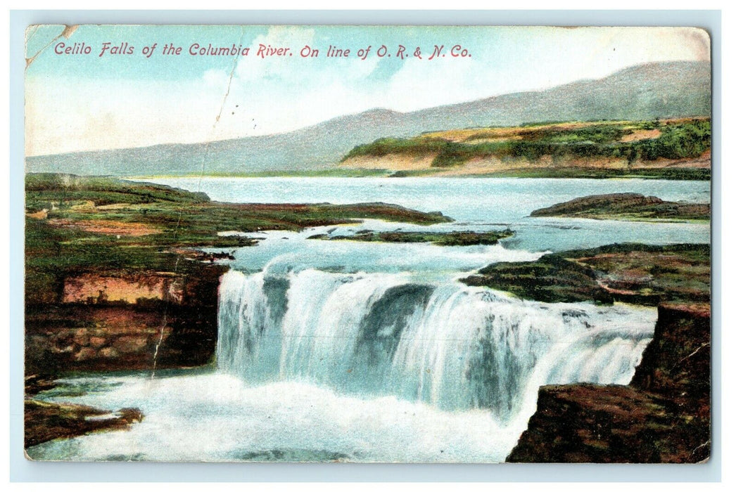 1909 Celilo Falls Of The Columbia River Ruckles Oregon OR Antique Postcard