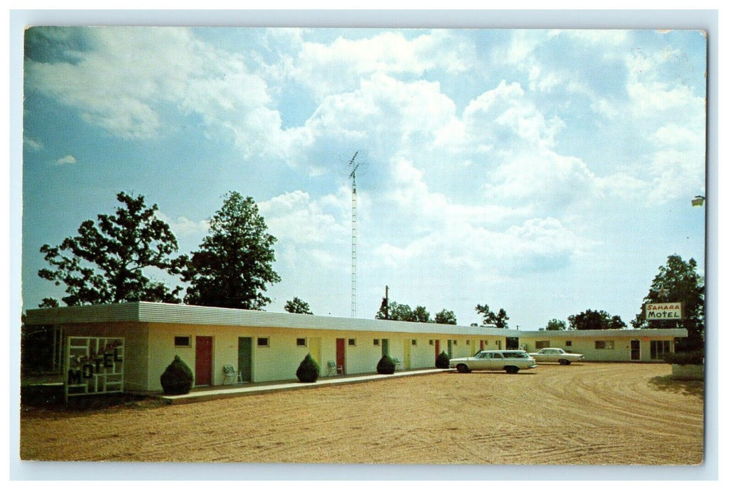 c1950's Sahara Hotel Cars West Plains Missouri MO Unposted Vintage Postcard