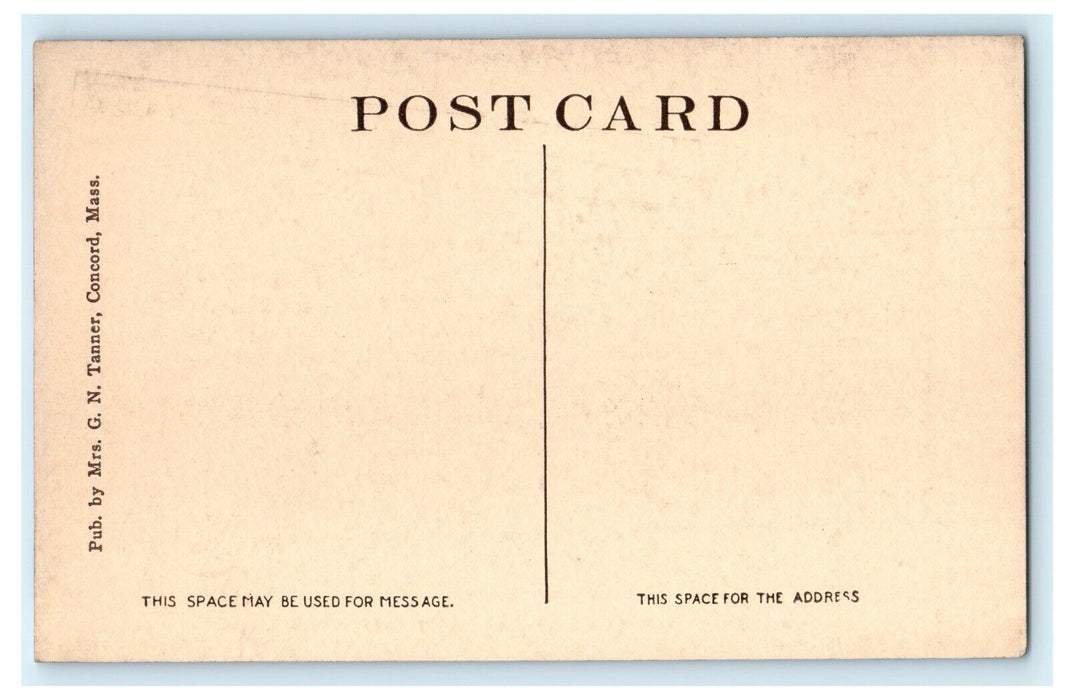 Wayside The Home of Hawthorne Concord Massachusetts MA Unposted Postcard