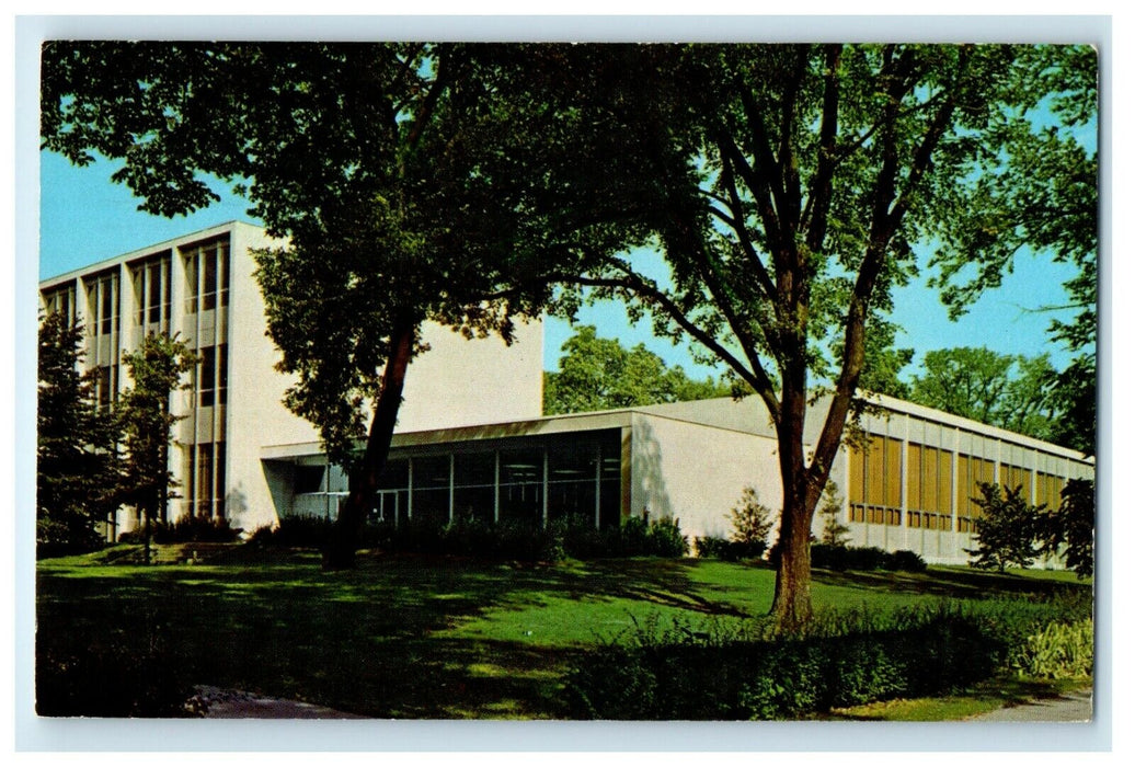 1966 Library Southwest Missouri State College Springfield MO Vintage Postcard