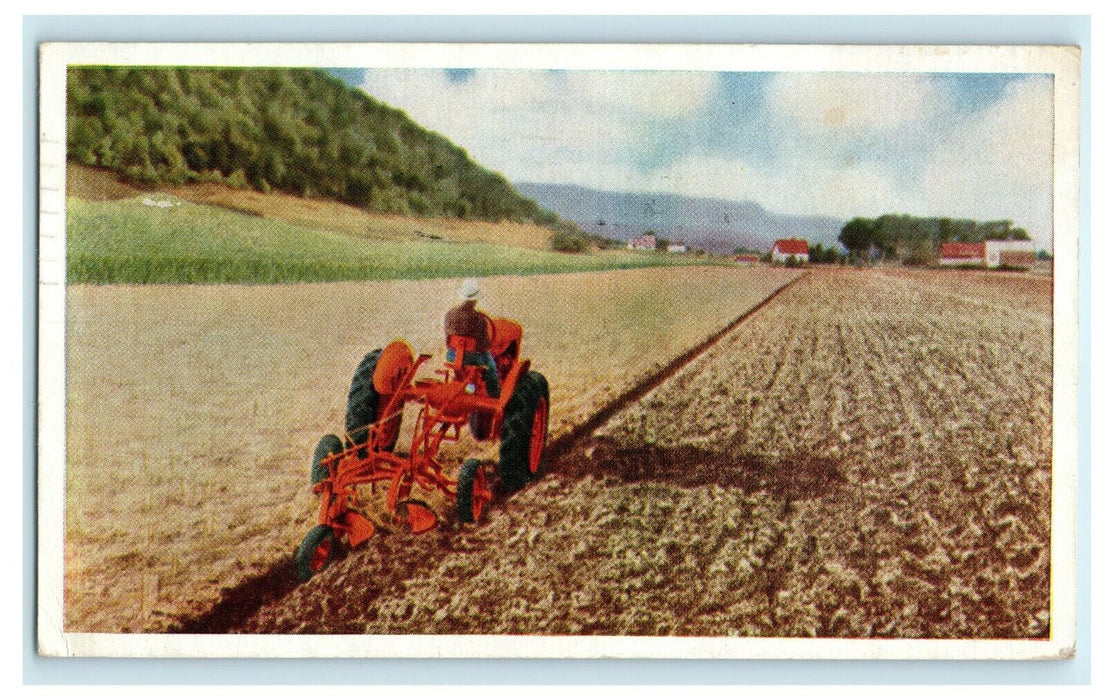 1940 Allis-Chalmers Advertising Tractor Farm Equipment York PA Postcard