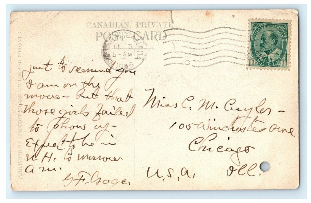 1906 Jacques Cartier Square, Market Day, Montreal Quebec Canada Postcard