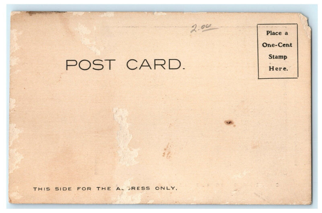 c1905 Indiana's First Capitol Corydon Indiana IN Antique Unposted Postcard