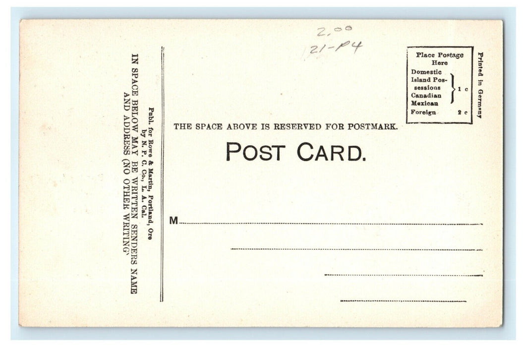 1910 “Typical” Residences at Portland Oregon OR Multiview Antique Postcard