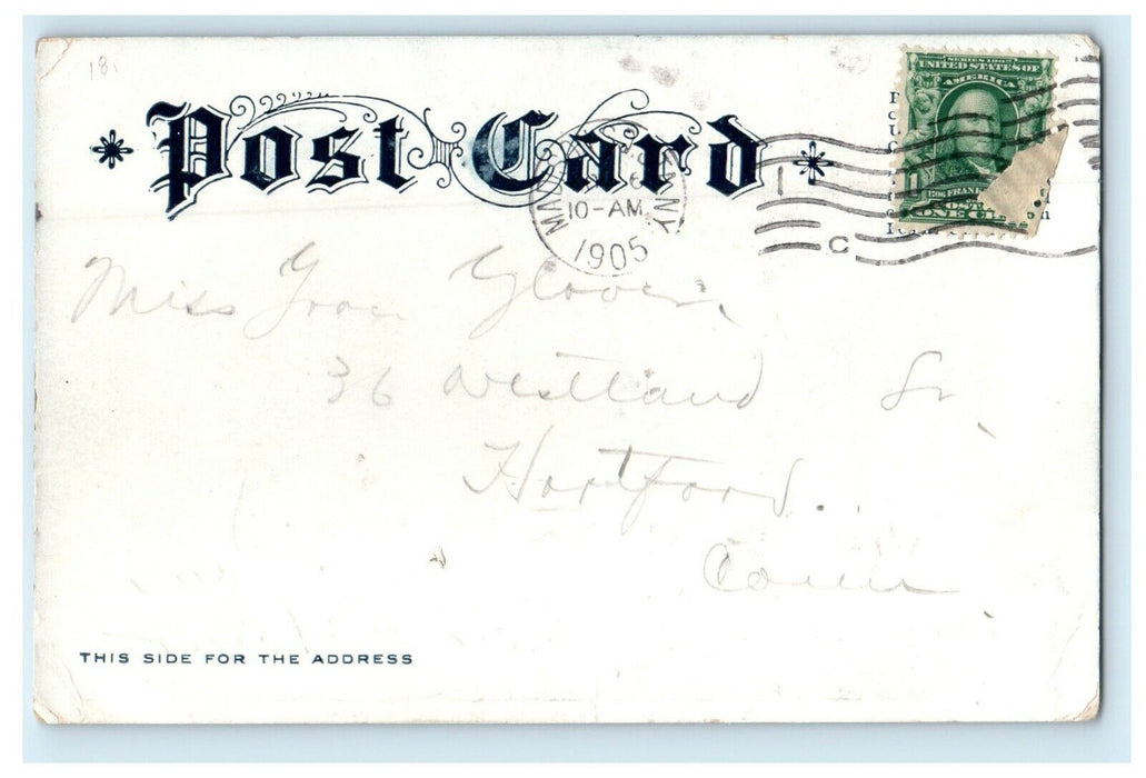 1905 East Gate, All Halloween Carnival Albany New York NY Antique Postcard