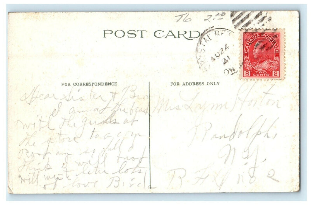 Crystal Beach Canada Buffalo's Summer Resort Ontario Custom House Postcard