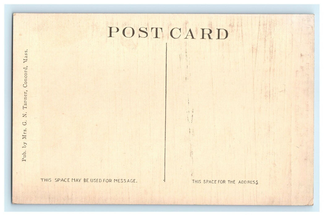 Grave Of Emerson Passive Master Lent Vast Soul Concord Massachusetts MA Postcard