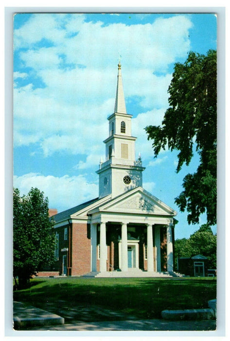 1960 The Central Baptist Church, Westerly, Rhode Island RI Vintage Postcard