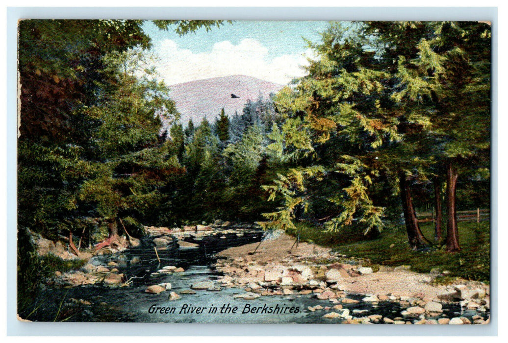 c1905s Green River in the Berkshire Massachusetts MA Posted Antique Postcard