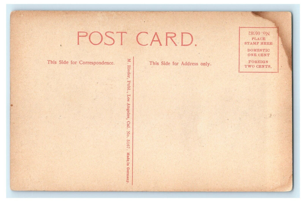 1907 Island In Crater Lake Portland Oregon OR Unposted Antique Postcard
