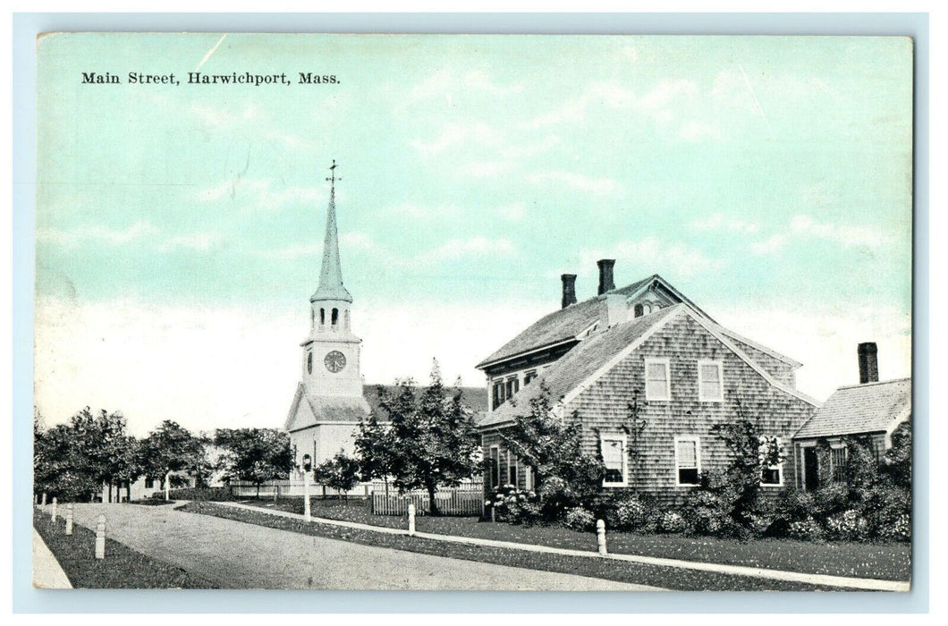 c1905 Main Street Harwichport Massachusetts MA Antique Postcard