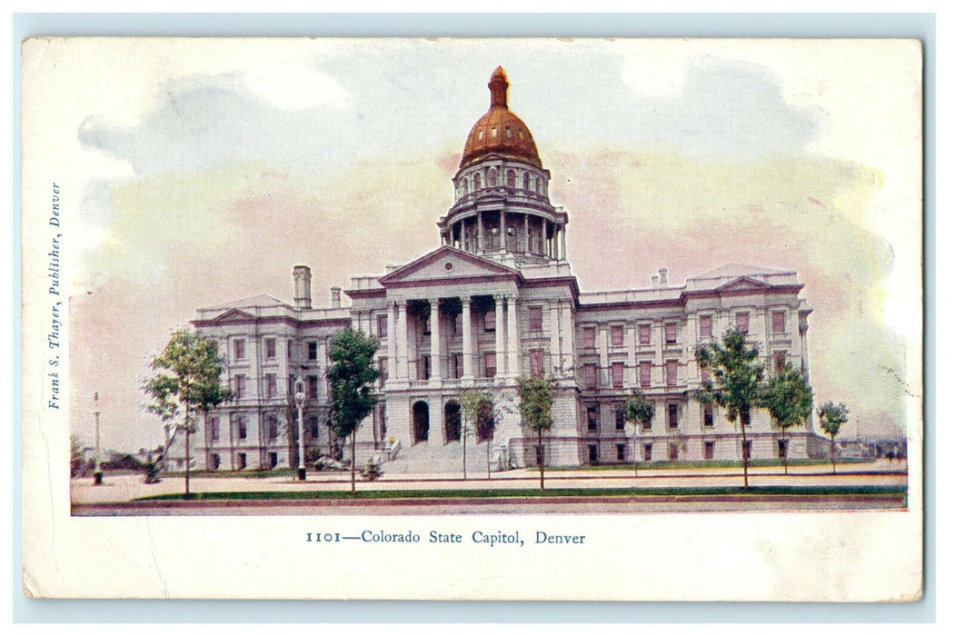 State Capitol Building Denver Colorado CO Undivided Back Postcard