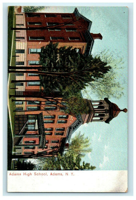 1908 Adams High School, Adams New York NY Antique Unposted Postcard