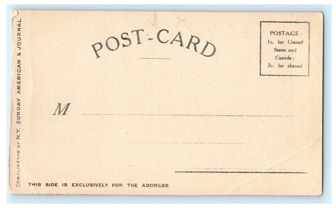 c1906 The Trail Of The Earthquake San Francisco California CA Antique Postcard