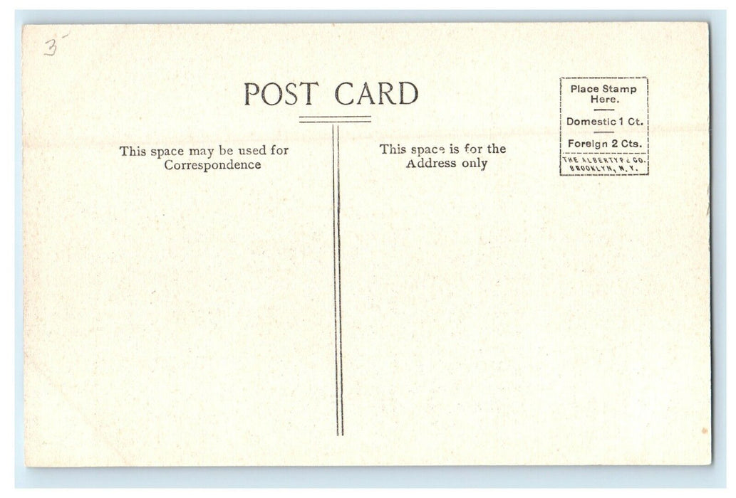 1908 High School, Avon, New York NY Antique Unposted Postcard