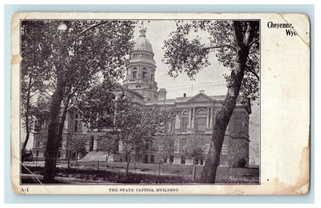 The State Capitol Building Cheyenne Wyoming WY Undivided Back Postcard