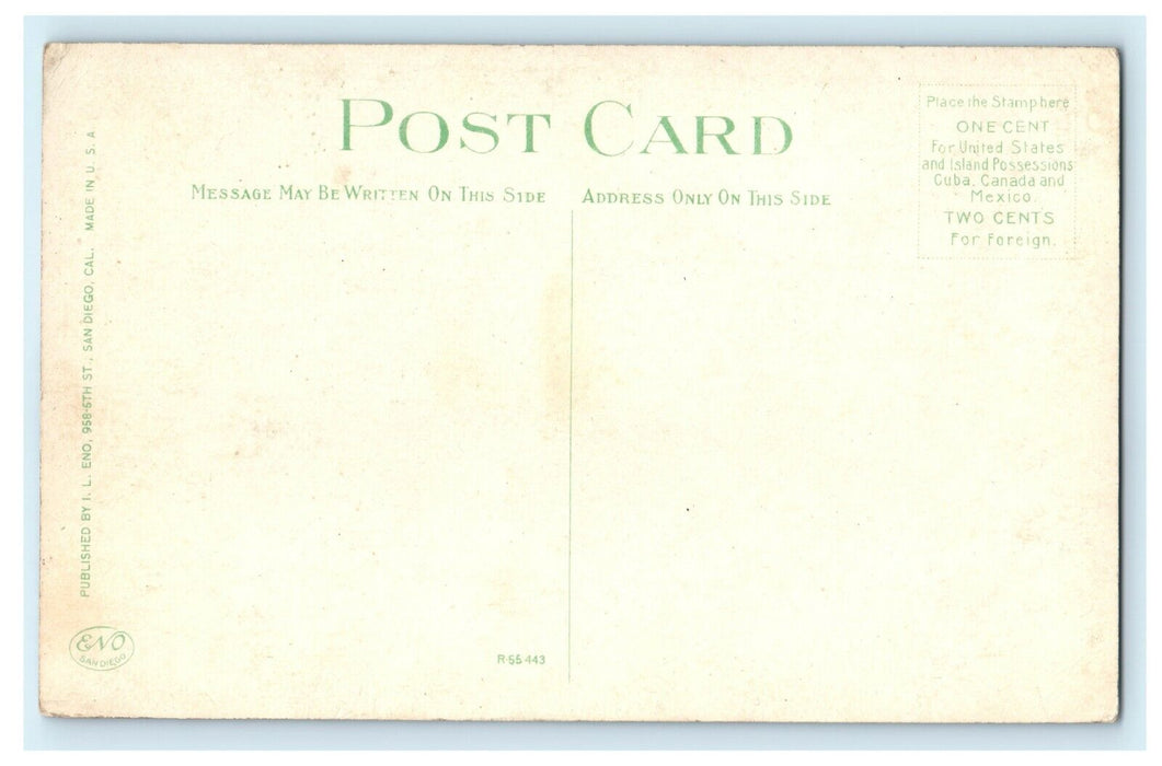 1915 Scene in Panama-California Exposition, San Diego California CA Postcard