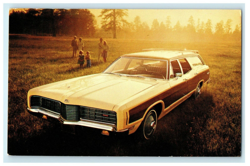 1970 Ford LTD Country Squire Wagon York Pennsylvania PA Advertising Postcard