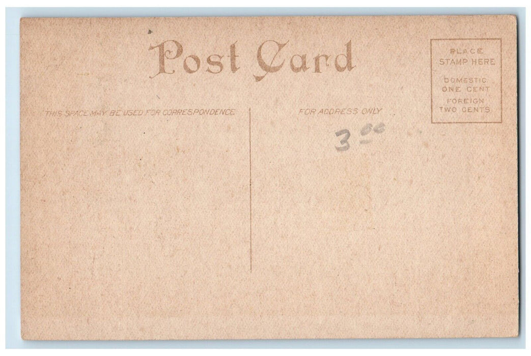 c1910's Corner North 8th And Fort Wayne Richmond Indiana IN Antique Postcard