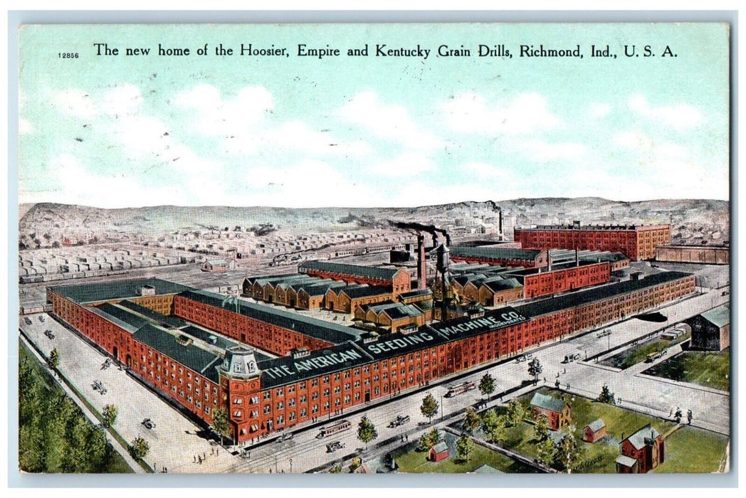 c1910's The New Home Of Hoosier Empire Kentucky Grain Dills Richmond IN Postcard