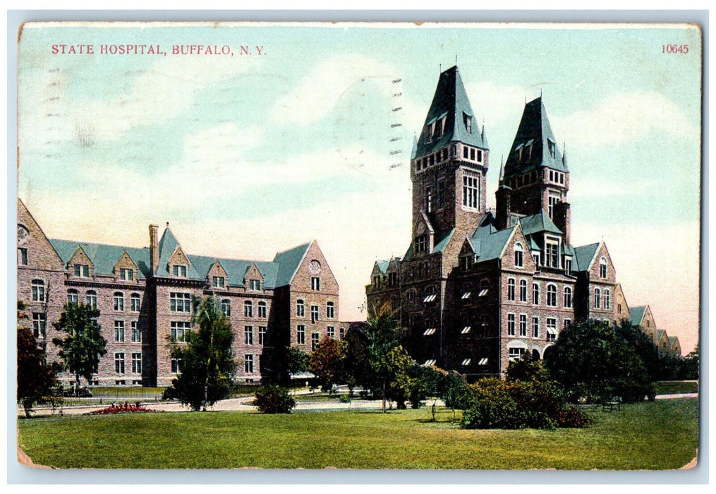 1909 State Hotel Buffalo New York NY Posted AC Bosselman & Co. Postcard
