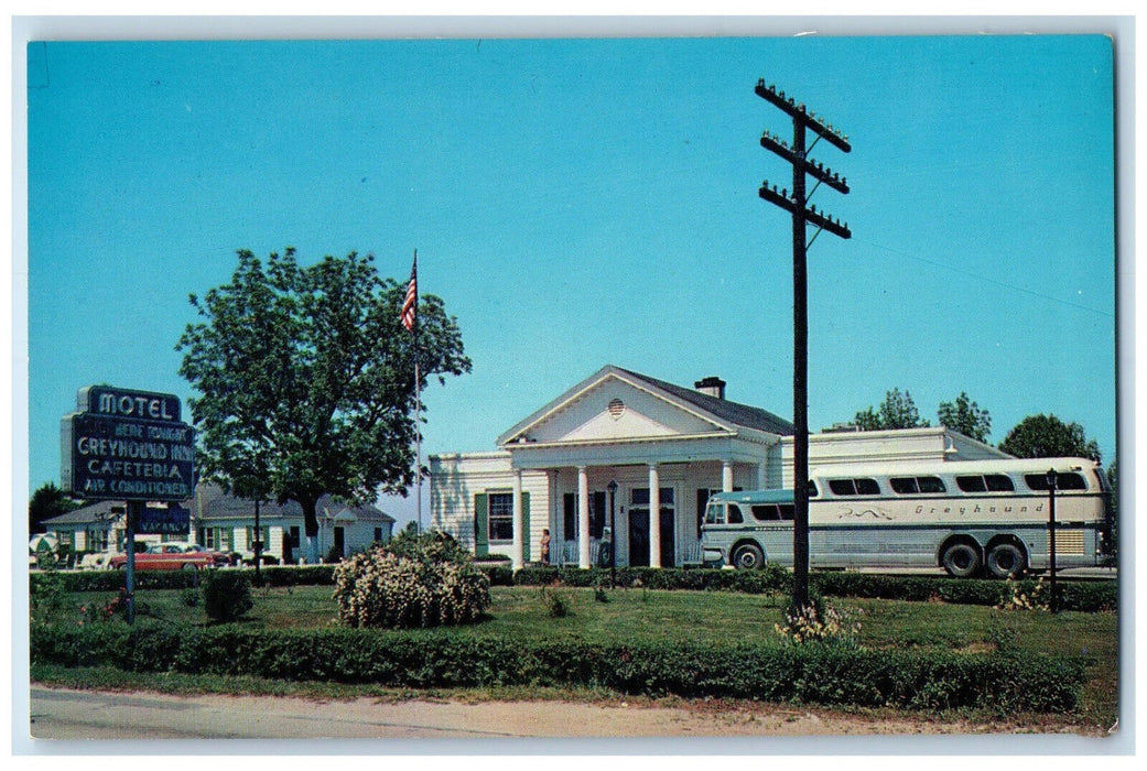 1956 Greyhound Inn Motel Somerset Kentucky KY Vintage Unposted Postcard