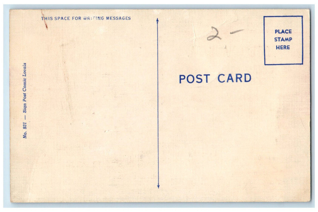 c1940's Paddling Canoe Woman Boat at Intercourse Pennsylvania PA Postcard