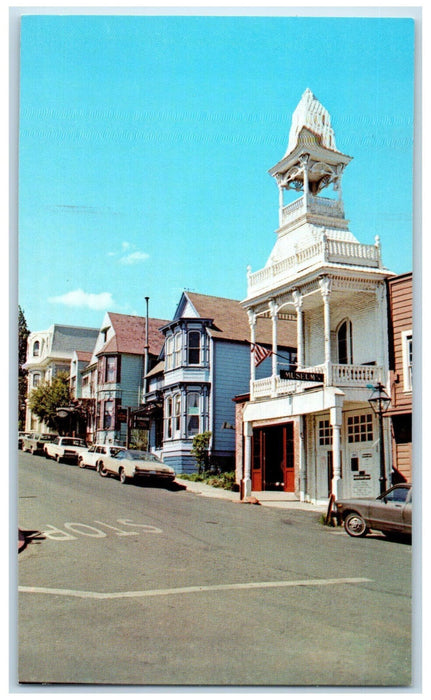 c1960's Museum Business Section in Nevada City California CA Postcard