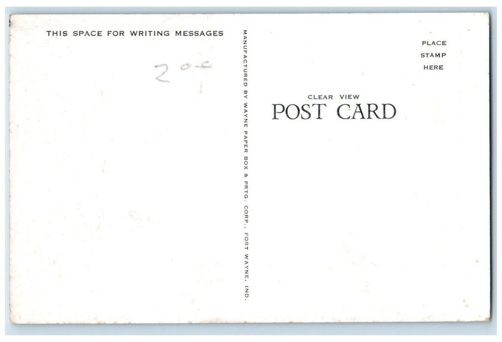 Excursion Boat Lake Manitou Boat Bird House Rochester Indiana IN Postcard