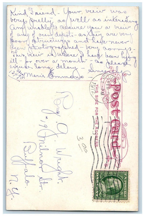 1912 St. Joseph Hospital Building South Bend Indiana IN Antique Postcard