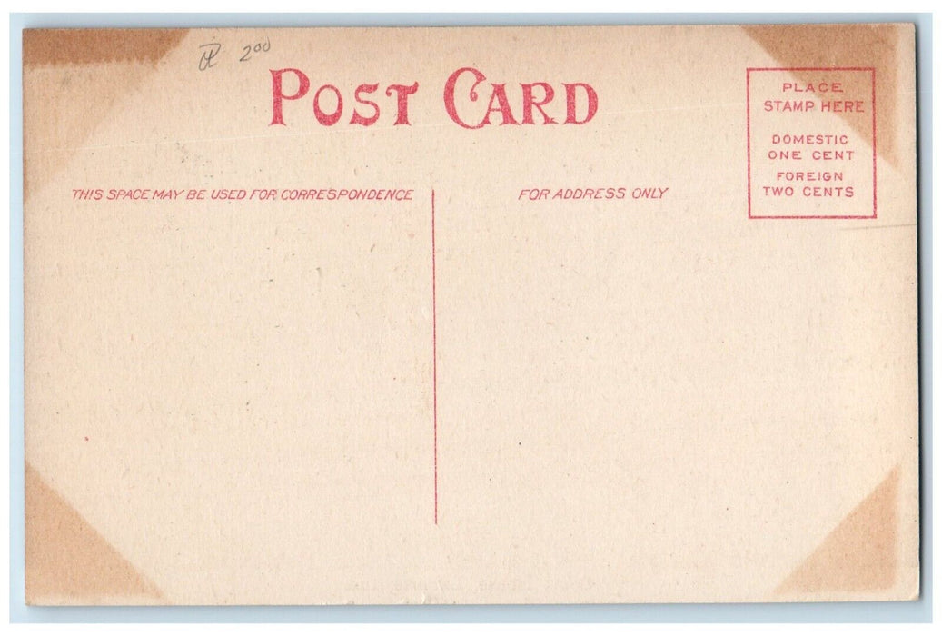 c1910 Street View Court House La Porte Indiana IN Unposted Antique Postcard
