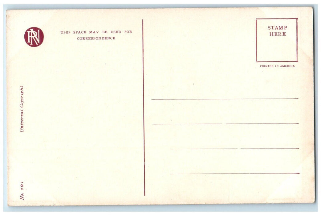 c1910's Couple Newborn Baby Their New Love Newman Unposted Antique Postcard
