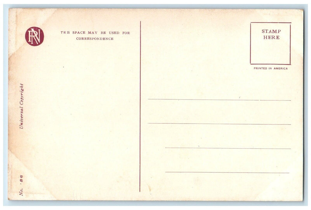 c1910's Sweet Couple Romance The Proposal Newman Unposted Antique Postcard