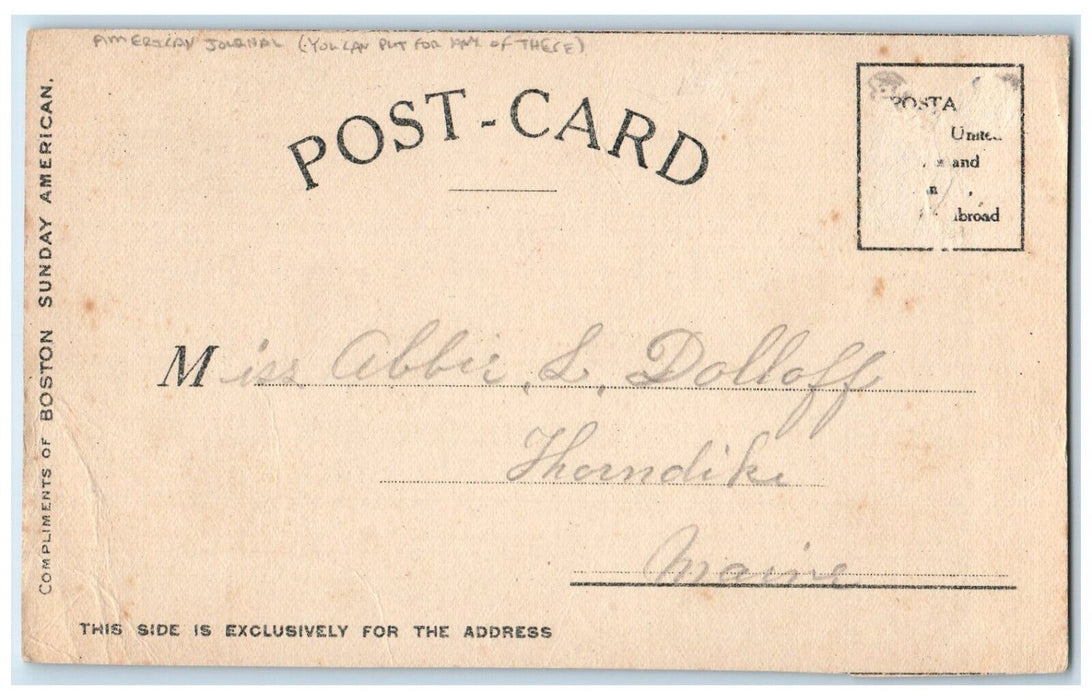 Valentine Little Sweetheart Finger Bite Swinnerton American Journal Postcard