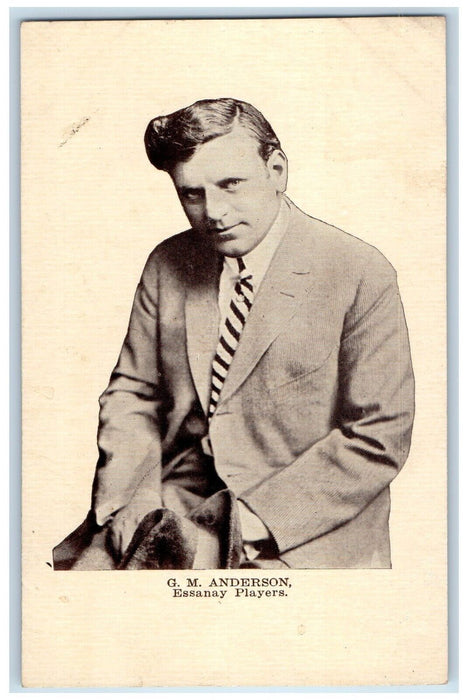 c1910's GM Anderson Actor Theater Vaudeville Advertising Antique Postcard