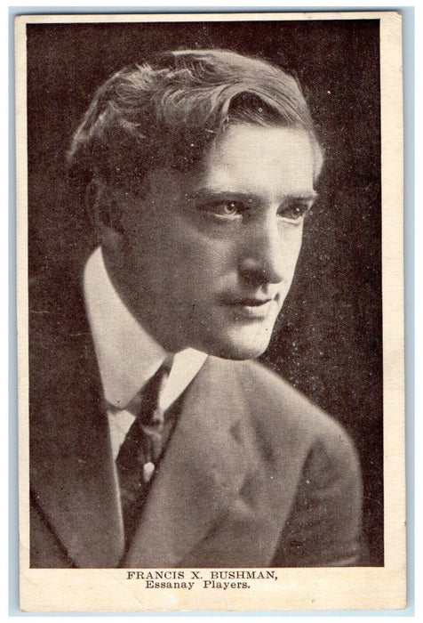 c1910's Francis X Bushman Actor Theater Vaudeville Advertising Antique Postcard