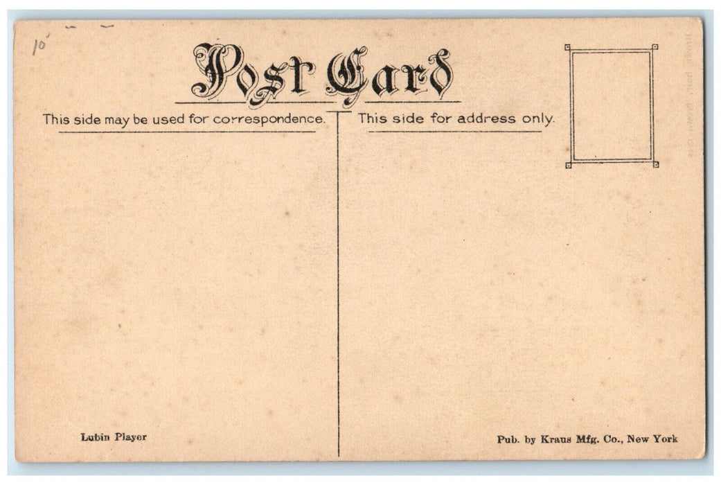 Harry C Myers Brown Hair Eyes Actor Theater Vaudeville Advertising Postcard