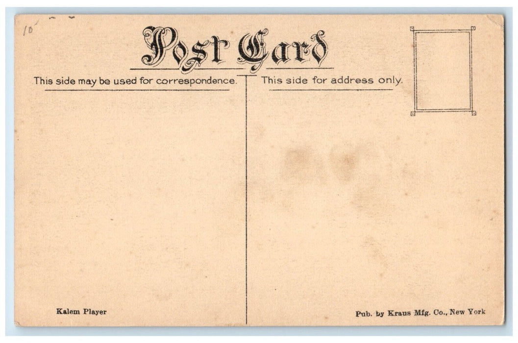 c1910's Alice Joyce Actress Theater Vaudeville Advertising Antique Postcard