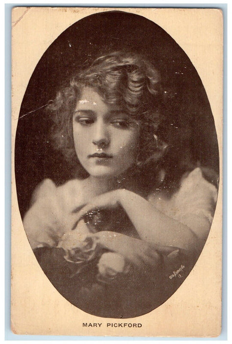 c1910's Mary Pickford Actress Theater Vaudeville Advertising Antique Postcard