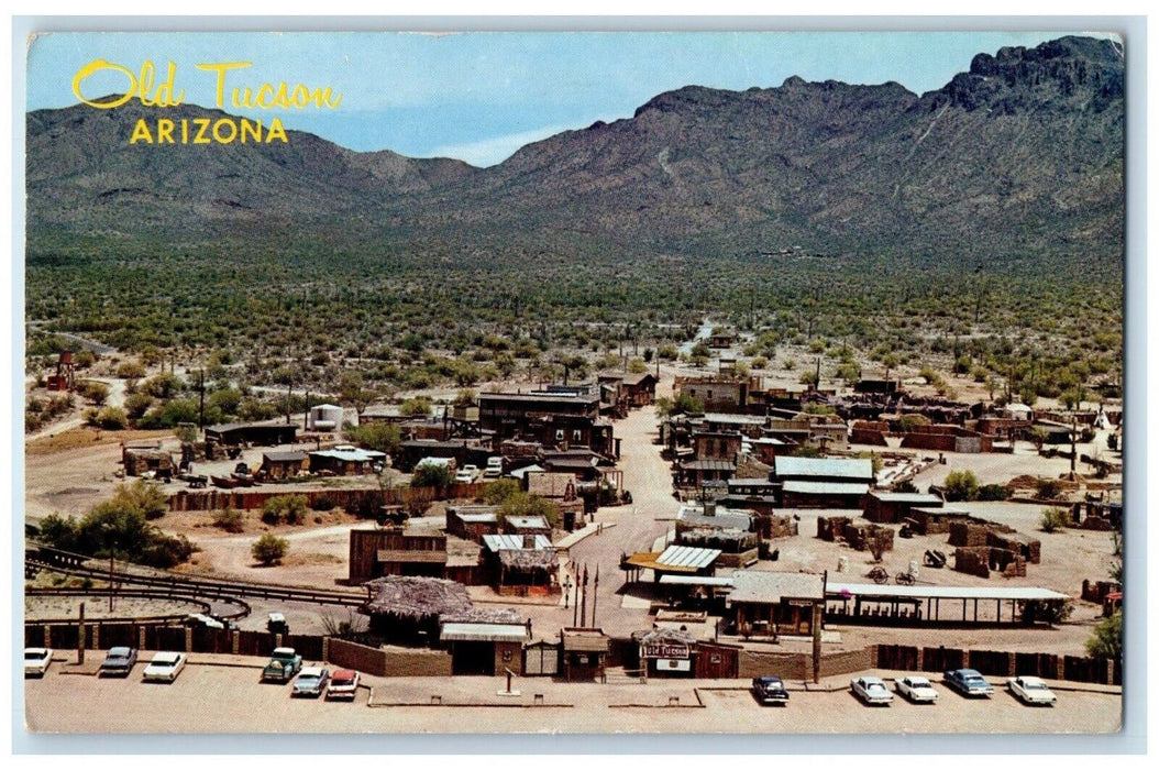 1967 Aerial View Of Old Tucson Arizona AZ Posted Vintage Postcard