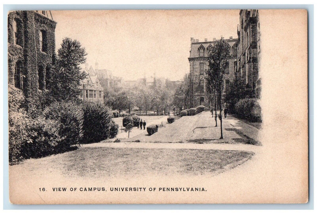 c1910's View Of Campus University Of Pennsylvania, Philadelphia PA Postcard