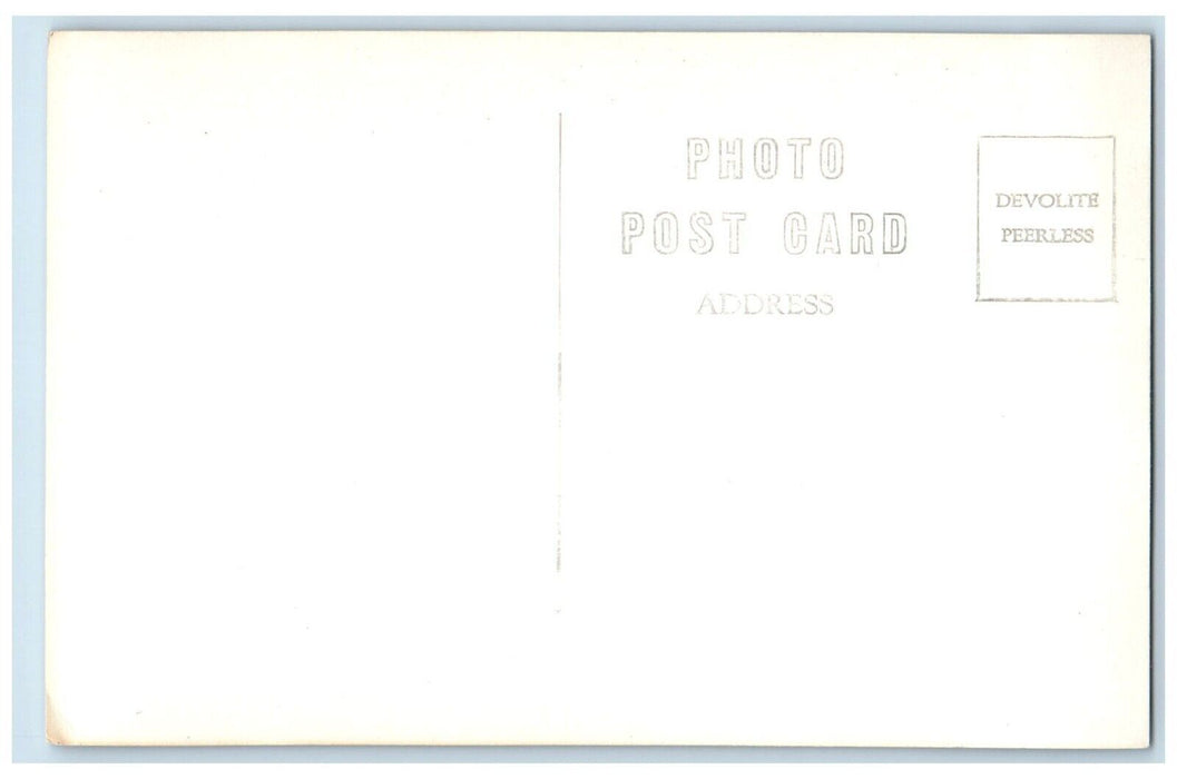 c1950's Trails End Hillside Camp Club Belgrade Lakes ME RPPC Photo Postcard