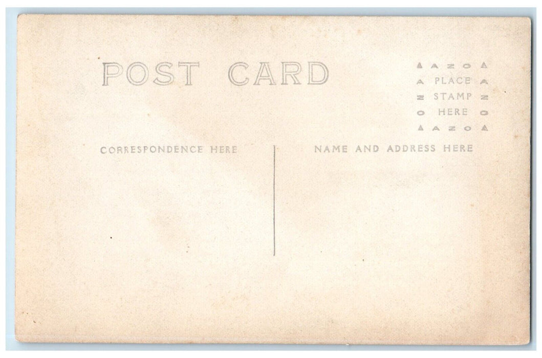 c1910's Drug Store Ice Cream Millinery Hat Restaurant Snow RPPC Photo Postcard