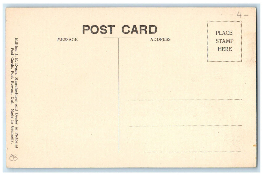 c1950's Long Bridge, Dunnville Ontario Canada Vintage Unposted Postcard
