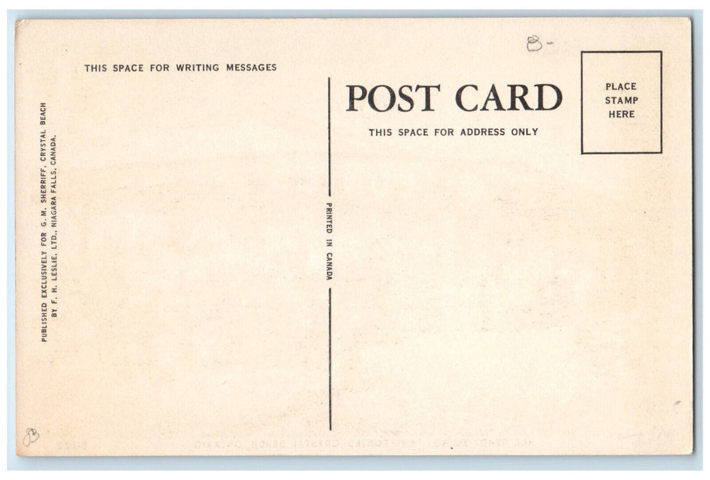c1940's All Ready To Go! The Ponies, Crystal Beach Ontario Canada Postcard