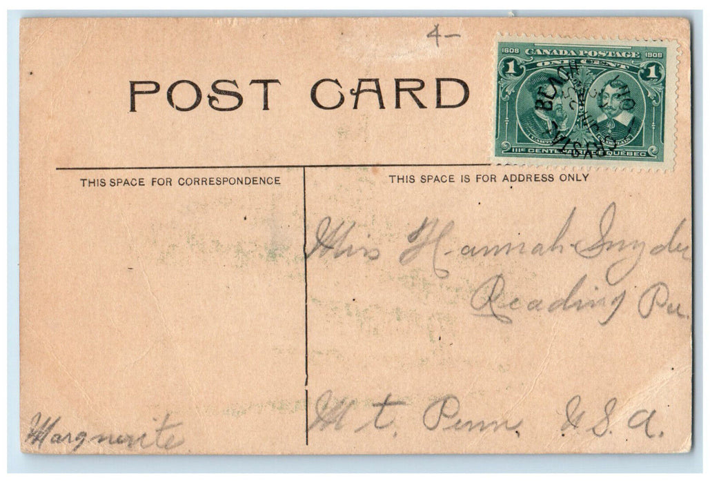 c1910 Steamer Americana Crystal Beach Line Ontario Canada Posted Postcard