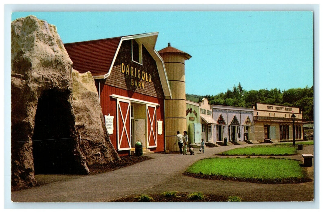 Darigold Barn Cheese And Cave Restaurant Main Street Otis Oregon OR Postcard